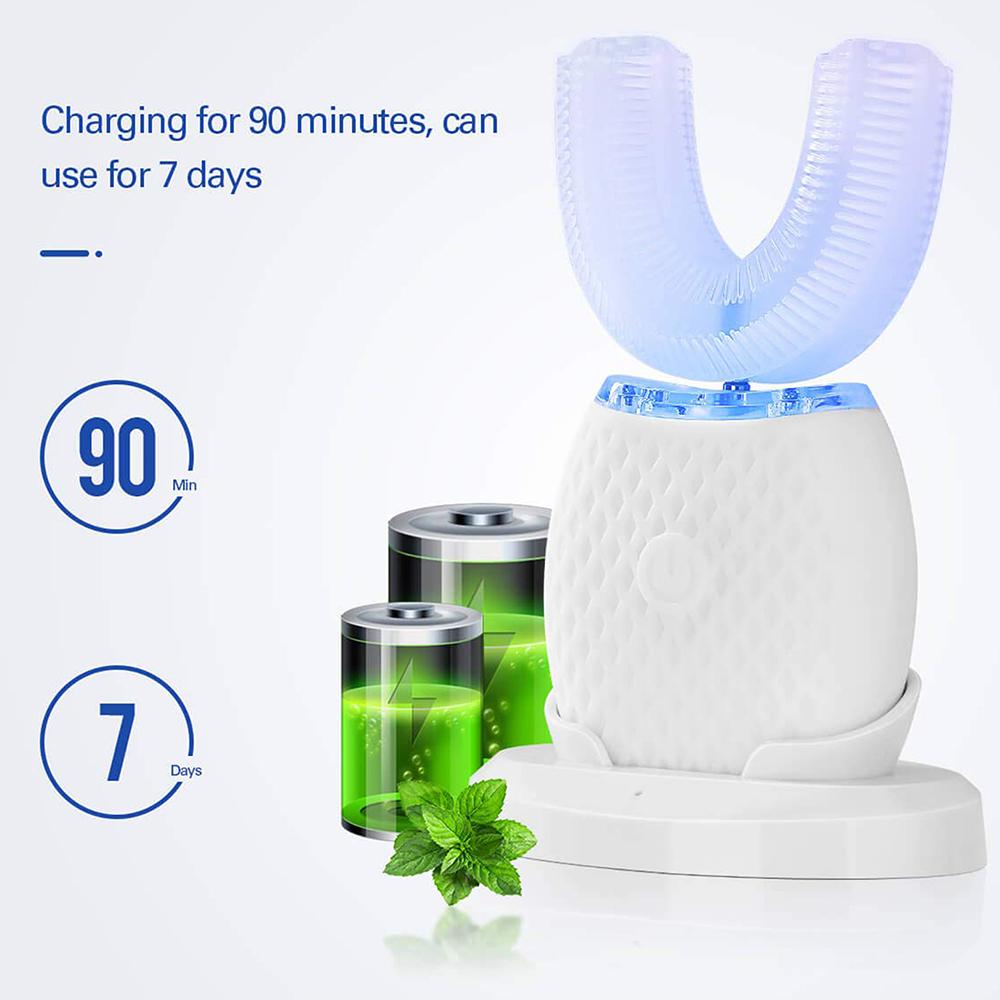 360° Silicone Electric Toothbrush for Adults – Smart Whitening - PulsePlay Tech