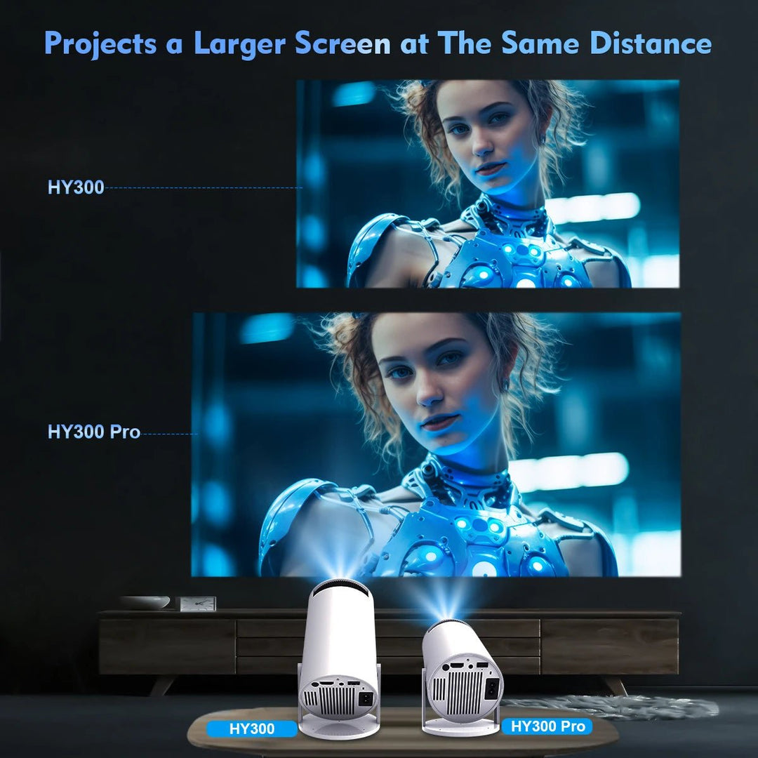 PulseBeam HY300 Pro: 4K Android Projector with Wi - Fi 6 - PulsePlay Tech