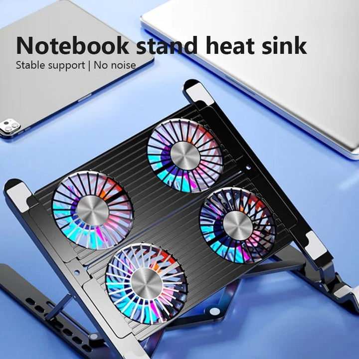 PulseCool Fold: Portable Foldable Laptop Cooler Base Stand - PulsePlay Tech