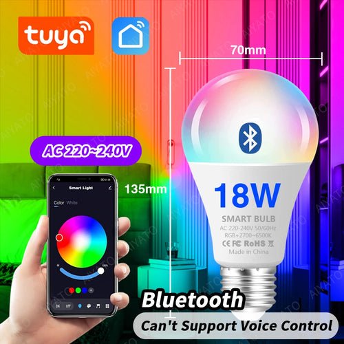 PulseGlow Smart LED Bulbs: RGB & White Spotlight with Remote Control - PulsePlay Tech