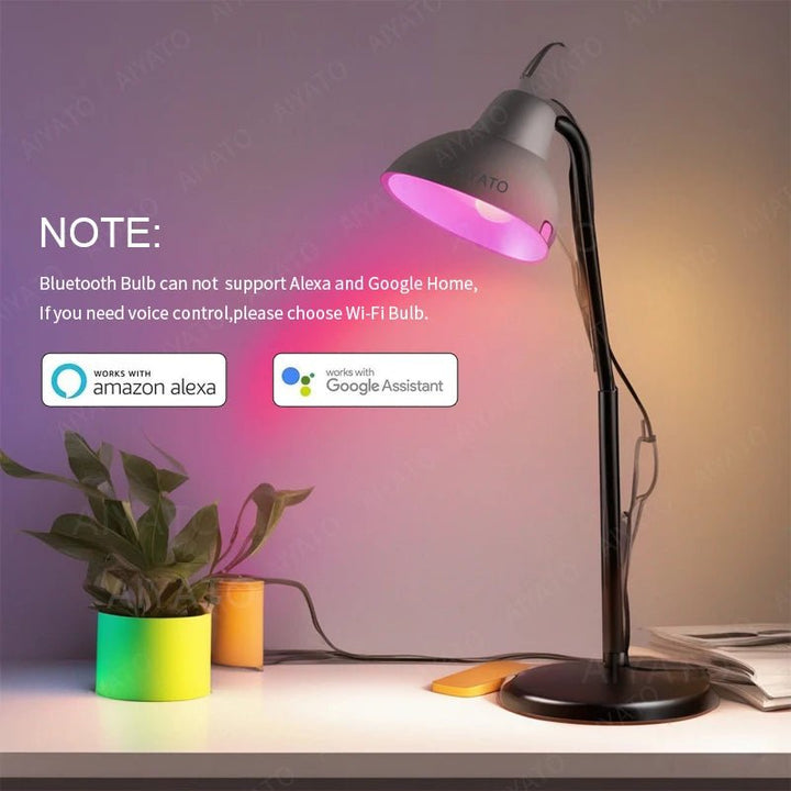 PulseGlow Smart LED Bulbs: RGB & White Spotlight with Remote Control - PulsePlay Tech