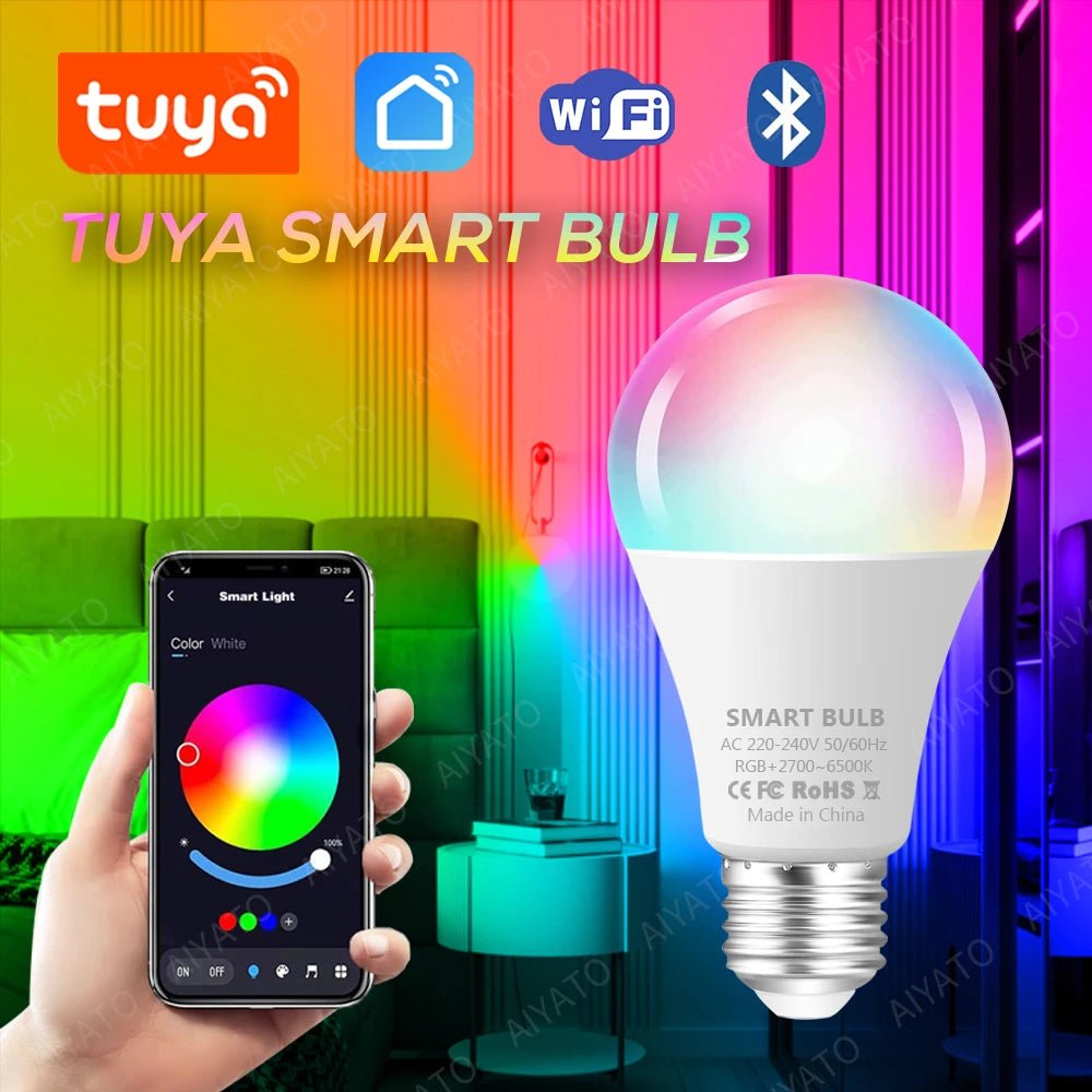 PulseGlow Smart LED Bulbs: RGB & White Spotlight with Remote Control - PulsePlay Tech