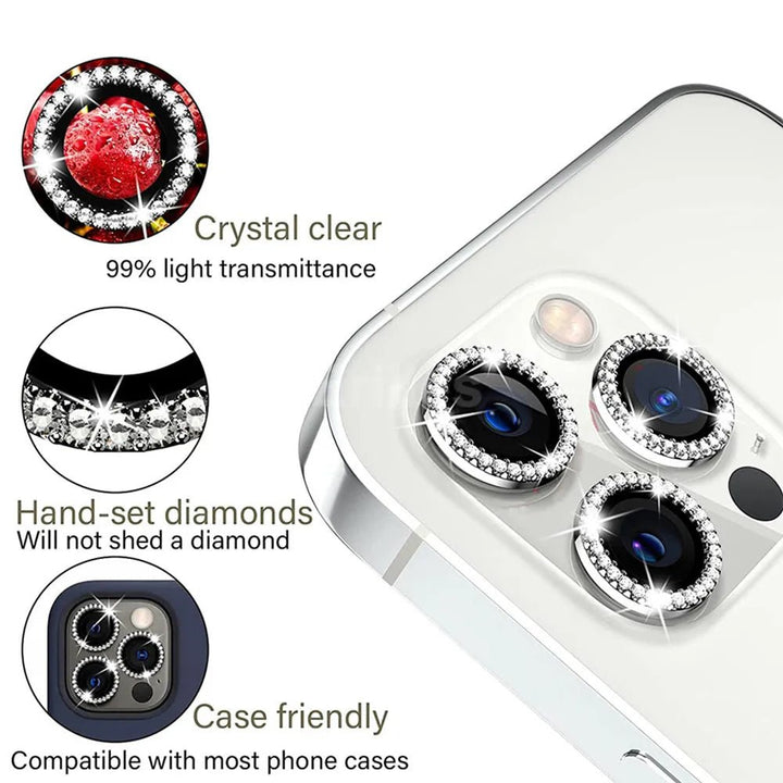 PulseGuard 9D Rear Diamond Lens Protector for iPhone - PulsePlay Tech