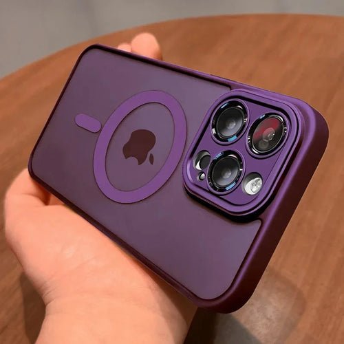 PulseGuard: Magnetic Luxury Matte Shockproof Case for iPhone - PulsePlay Tech