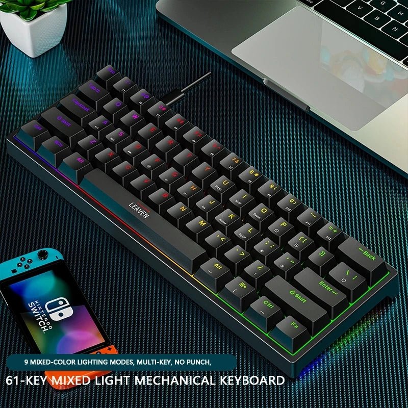 PulseKey K620: Mini RGB Backlit Mechanical Gaming Keyboard - PulsePlay Tech