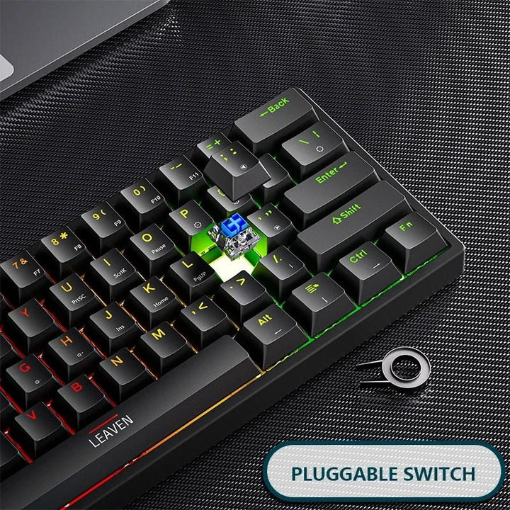 PulseKey K620: Mini RGB Backlit Mechanical Gaming Keyboard - PulsePlay Tech