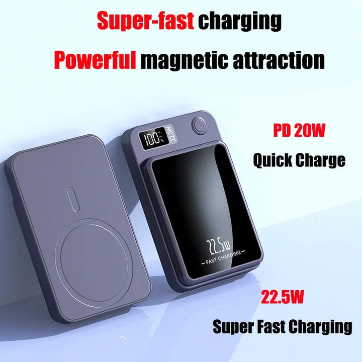 PulseMag: 100,000mAh Magnetic Wireless Power Bank - PulsePlay Tech