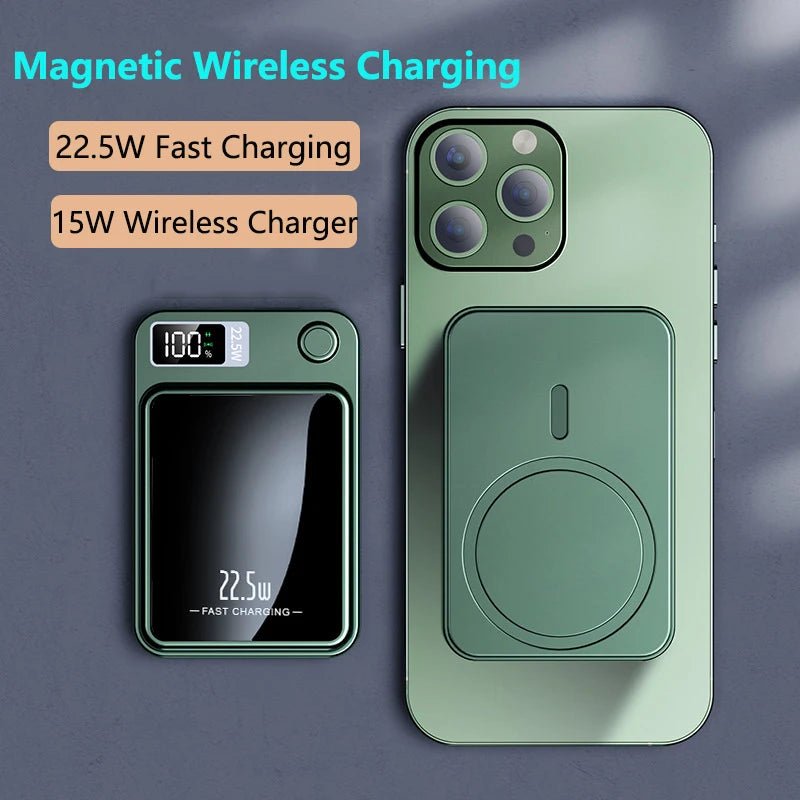 PulseMag: 100,000mAh Magnetic Wireless Power Bank - PulsePlay Tech