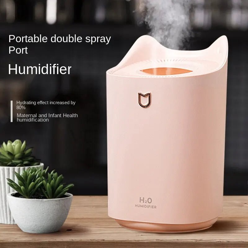 PulseMist Max: 3000ml Dual Jet Ultrasonic Air Humidifier - PulsePlay Tech