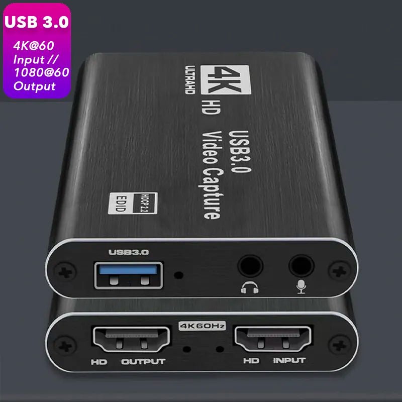 PulsePlay 4K USB 3.0 Video Capture Card – HDMI, 1080p 60Hz HD - PulsePlay Tech