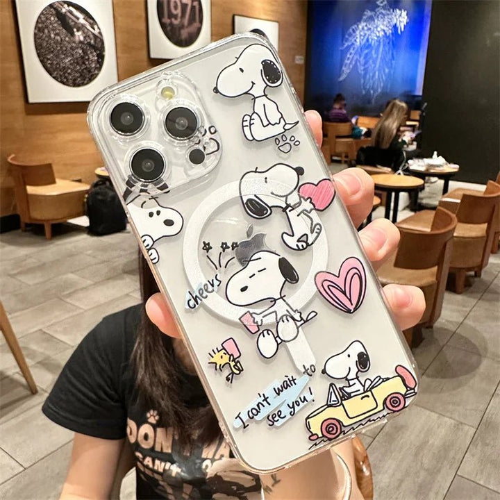 PulsePlay Snoopy MagSafe Case – Cute Cartoon Edition for iPhone - PulsePlay Tech