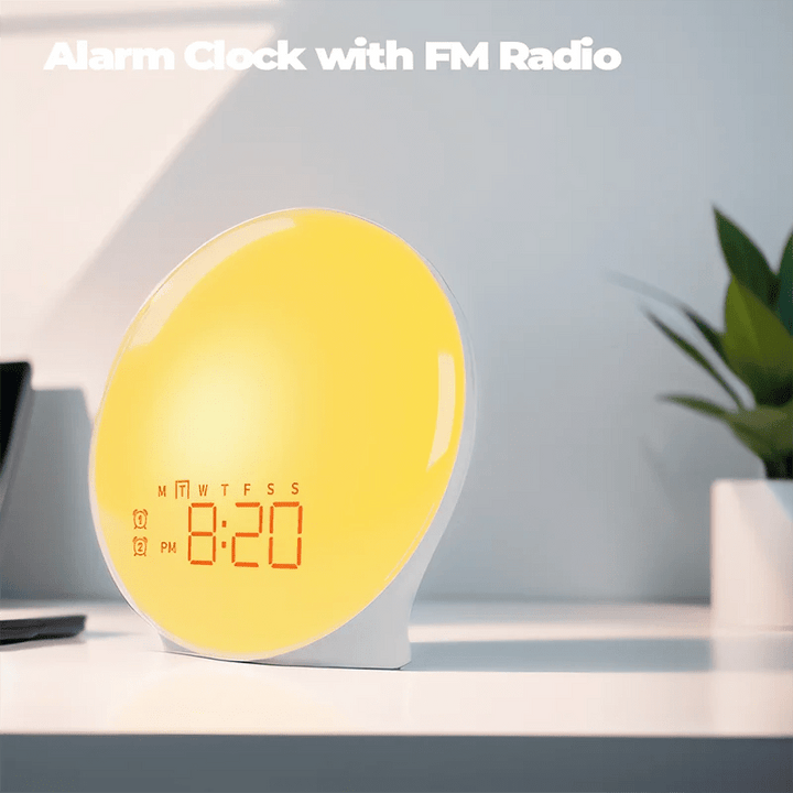 PulseRise: Sunrise & Sunset Simulation Alarm Clock - PulsePlay Tech