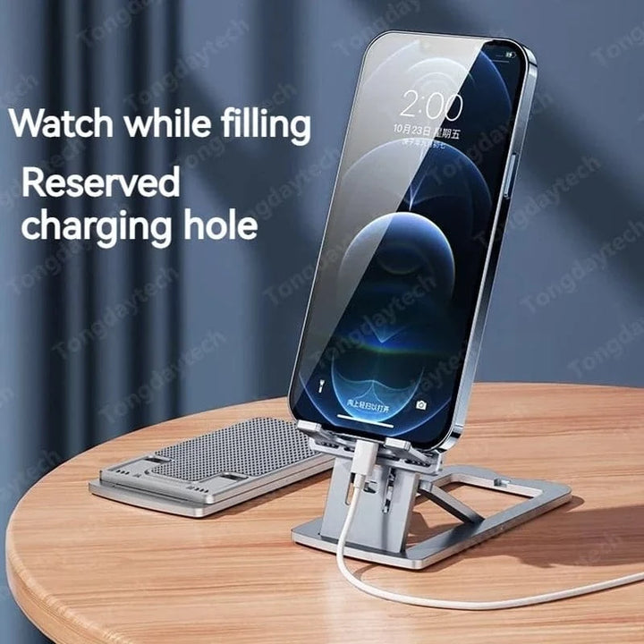 Foldable Metal Phone Stand for iPhone, iPad, Samsung - PulsePlay Tech