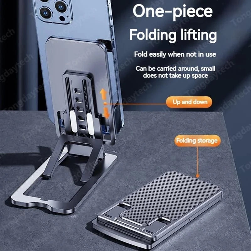 Foldable Metal Phone Stand for iPhone, iPad, Samsung - PulsePlay Tech