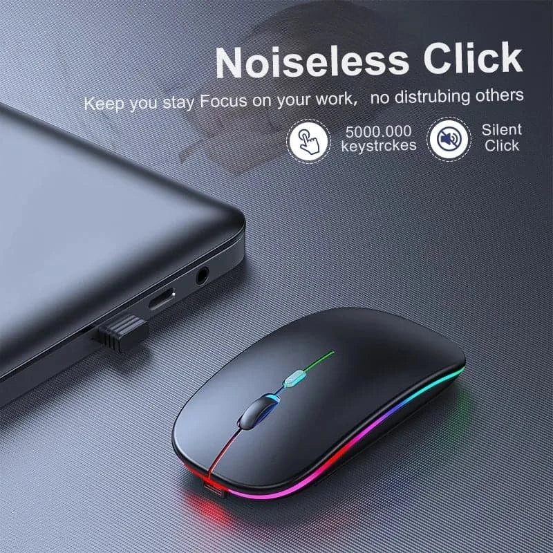 Silent Ergonomic Mouse for Laptop and PC - PulsePlay Tech