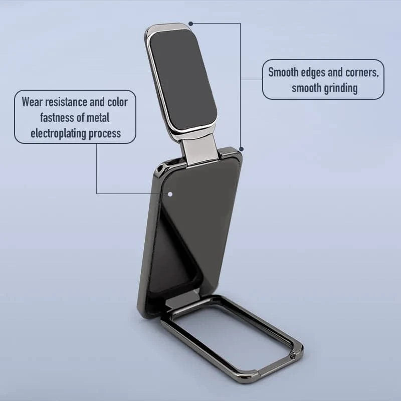 Phone Holder with Ring Buckle - Magnetic Car Bracket - PulsePlay Tech