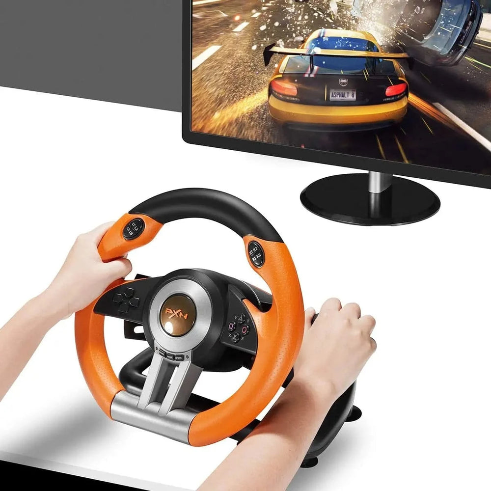 Smart Universal Gaming Steering Wheel - PulsePlay Tech